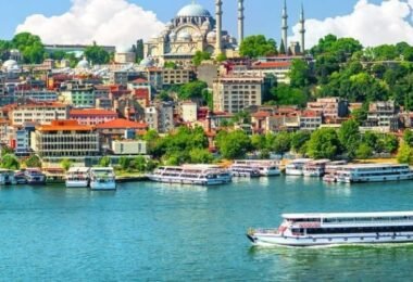 panorama of bosphorus and suleymaniye mosque