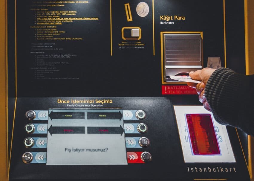 Billets automatiques Istanbulkart