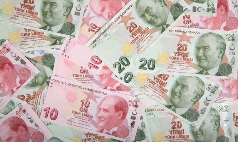 turkish lira money bill
