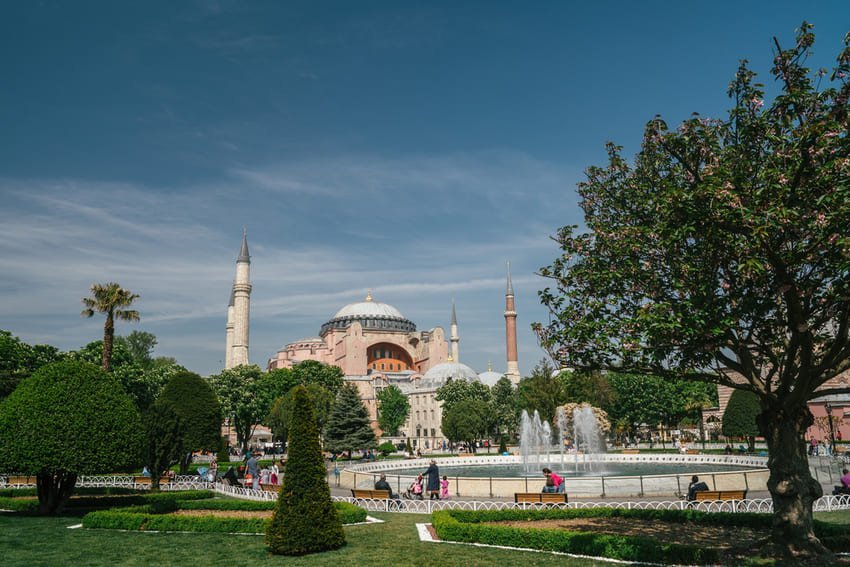 Hagia Sophia Stambuł Sultanahmet bezpieczna dzielnica turystyczna
